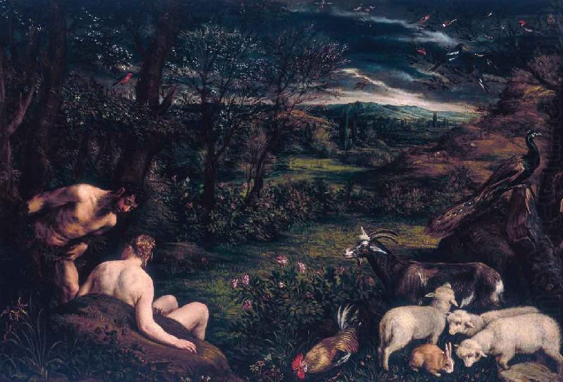 Jacopo Bassano Paradiso terrestre china oil painting image